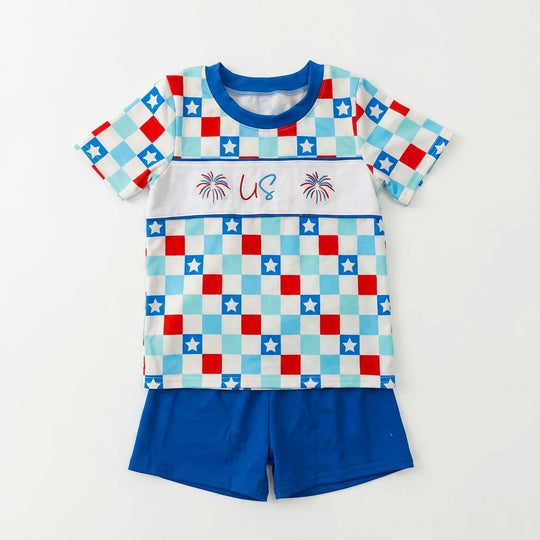 USA check boy set