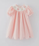 Valentine letters Smocked dress