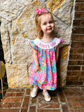 Tropical Mamas girl dress