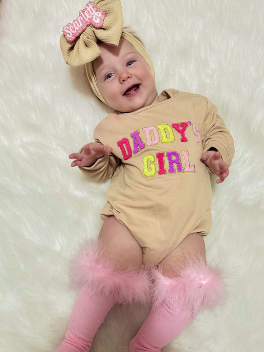 Daddys girl sweater romper