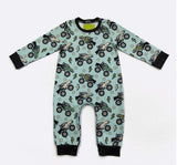 Clover cottage monster truck romper