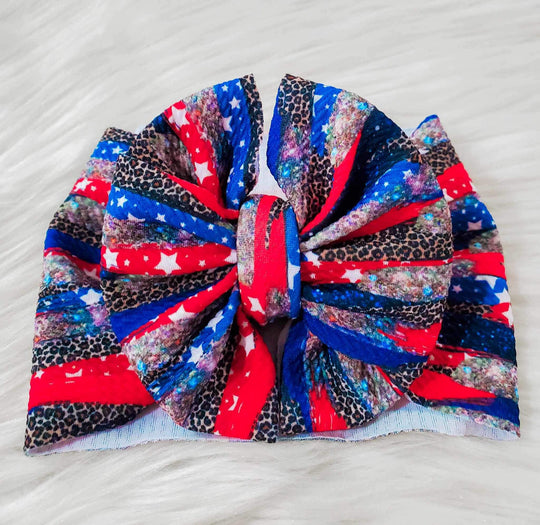 Brushstroke USA messy wrap