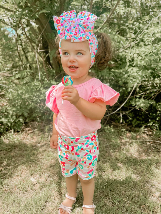 Summer leopard biker shorts (shorts only)