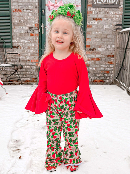 Bows Ruffle pants only