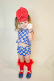 Baseball peplum set