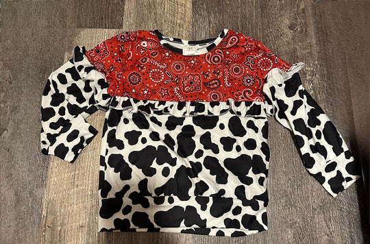 Paisley cow top