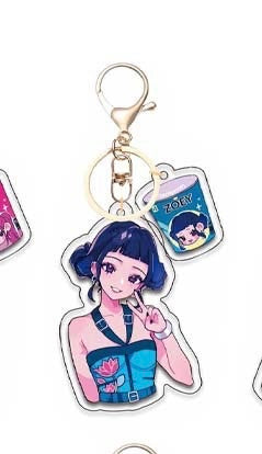 Pop key chain - zoey