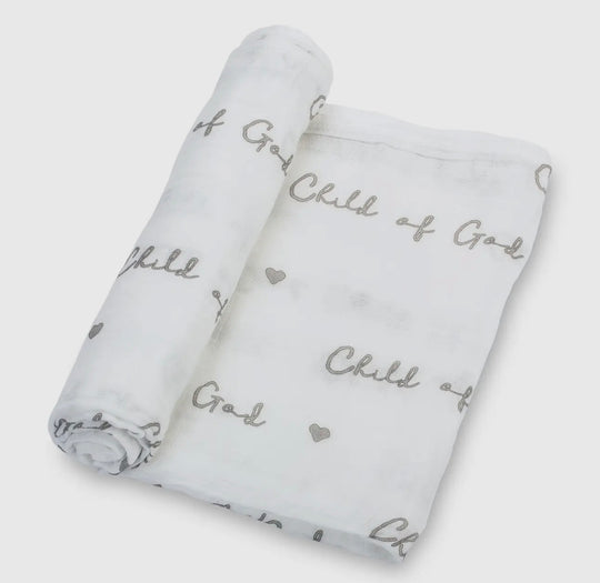 Child of god muslin Swaddle