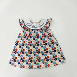 God bless America embroidery dress