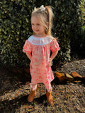 Smocked bows daddys girl Dress