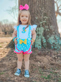 Seahorse two piece romper