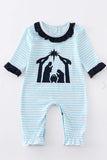 Girl nativity romper