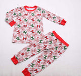 Christmas bow Bamboo 2 Pc set