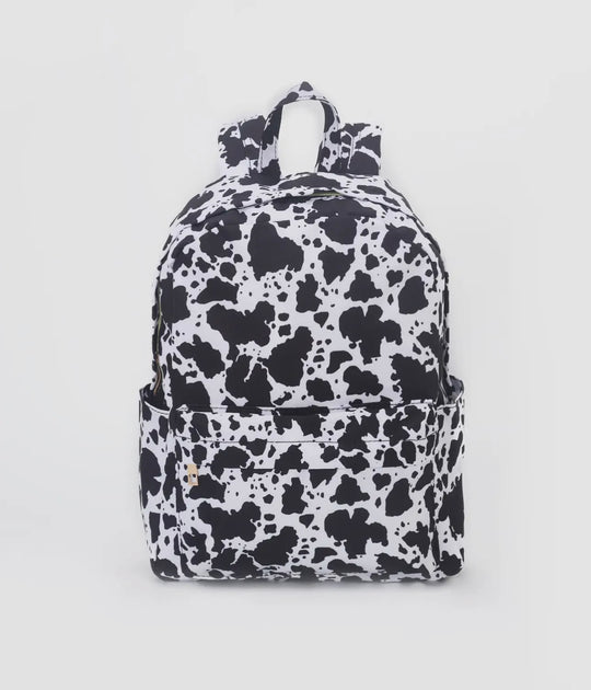 Cow print backpack