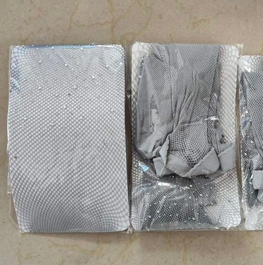 Bling tights- light gray