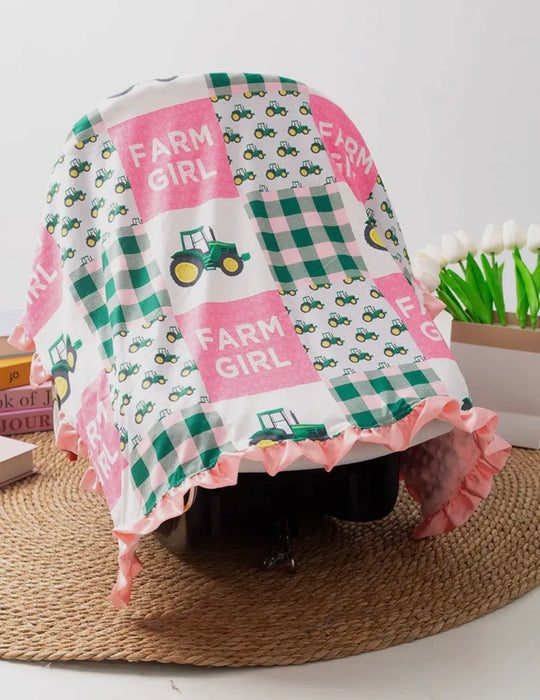 35x35in farm girl minky