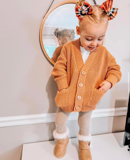 Khaki pocket cardigan