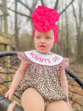 leopard mommy’s girl romper