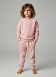 Brushed French terry jogger set- pink