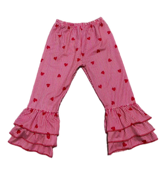 Hearts ruffle pants