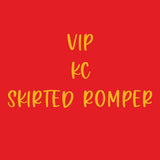 VIP Kc skirted romper