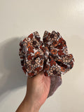 Fall floral leaves shredded wrap