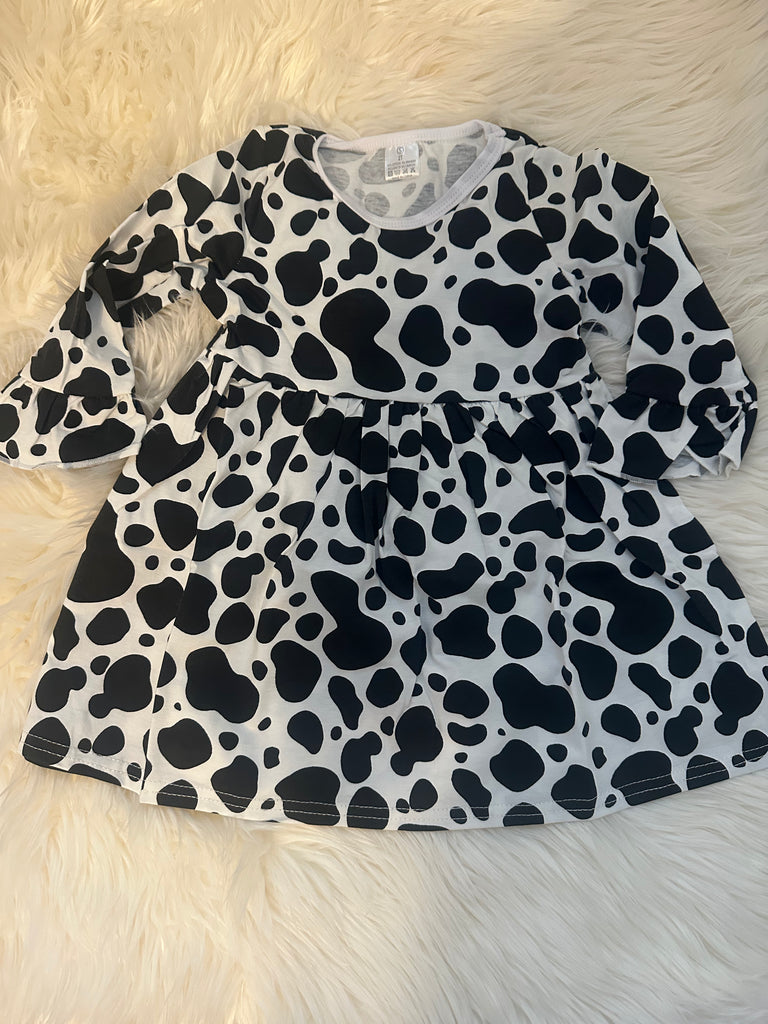 Cow spots dress - SIZE 2T