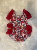 Mermaid ruffle romper