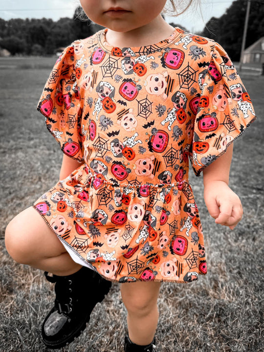 VIP coco skirted romper