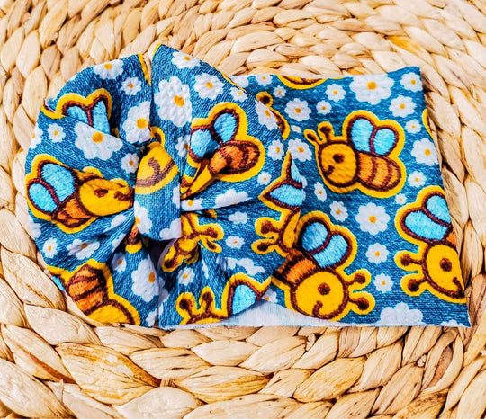 Bee floral messy wrap