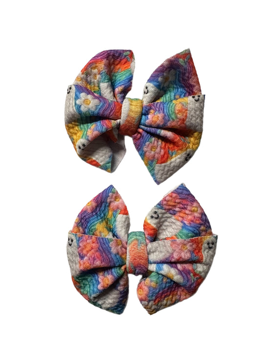 Rainbow ghost Messy Piggies