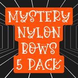 Mystery nylon bows - 5 pack