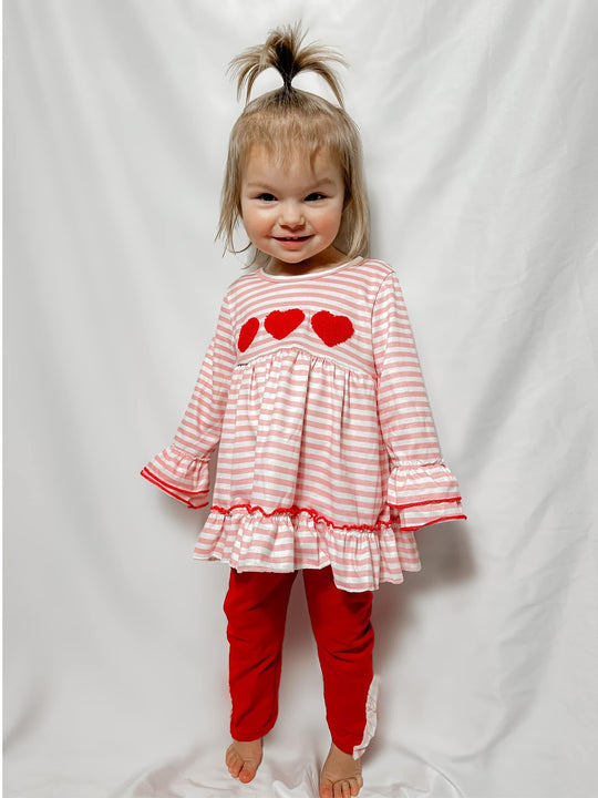 French knot valentines Set