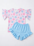 Seashell ruffle set