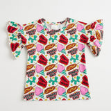 County fair ruffle tee