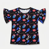 Firecracker ruffle tee