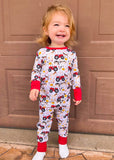 On the farm Two Piece Bamboo Pj