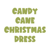 Candy cane Christmas dress