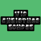 VIP christmas ornament romper romper