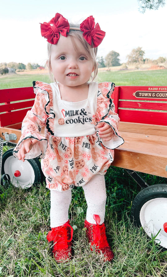 Milk and cookies romper
