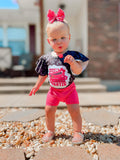 Hot pink Biker shorts (shorts only)