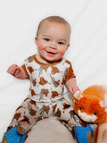 Cow tag Mamas boy romper