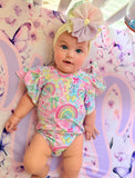 Rainbow baby flutter leo