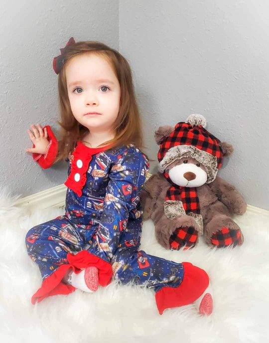 Polar trains girl pj set