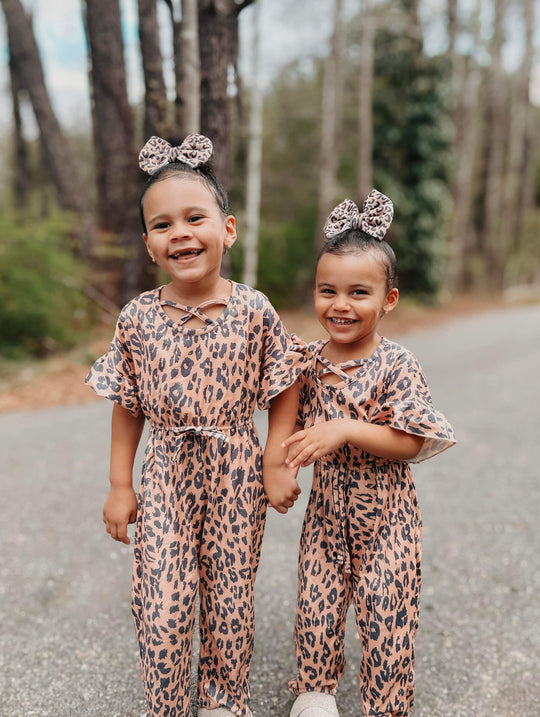 Leopard Ruffle jumpsuit
