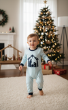 Boy nativity romper