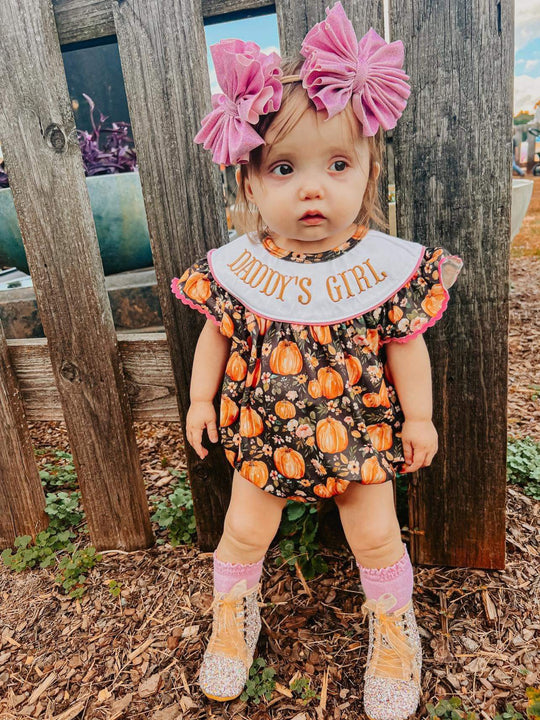 Pumpkin daddy’s girl romper