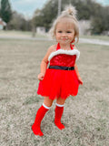 Sequin Santa dress