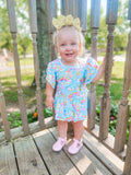 Bears skirted romper