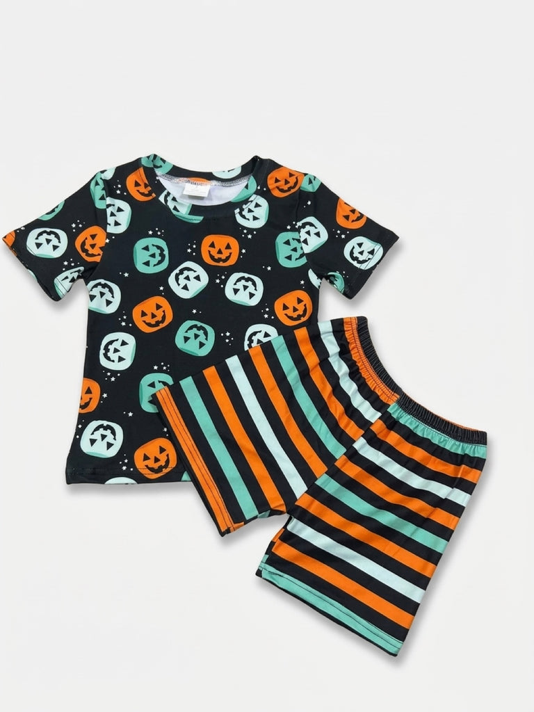 PRE order ships week of 10/12 Halloween bucket blue set